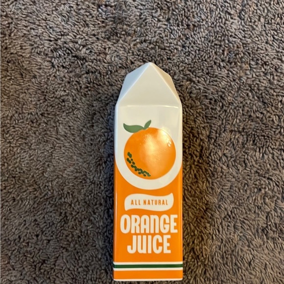 Porcelain orange juice box - Picture 1 of 1